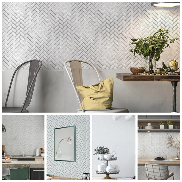 15+ Herringbone Mosaic Tile Ideas: Create Better Interiors