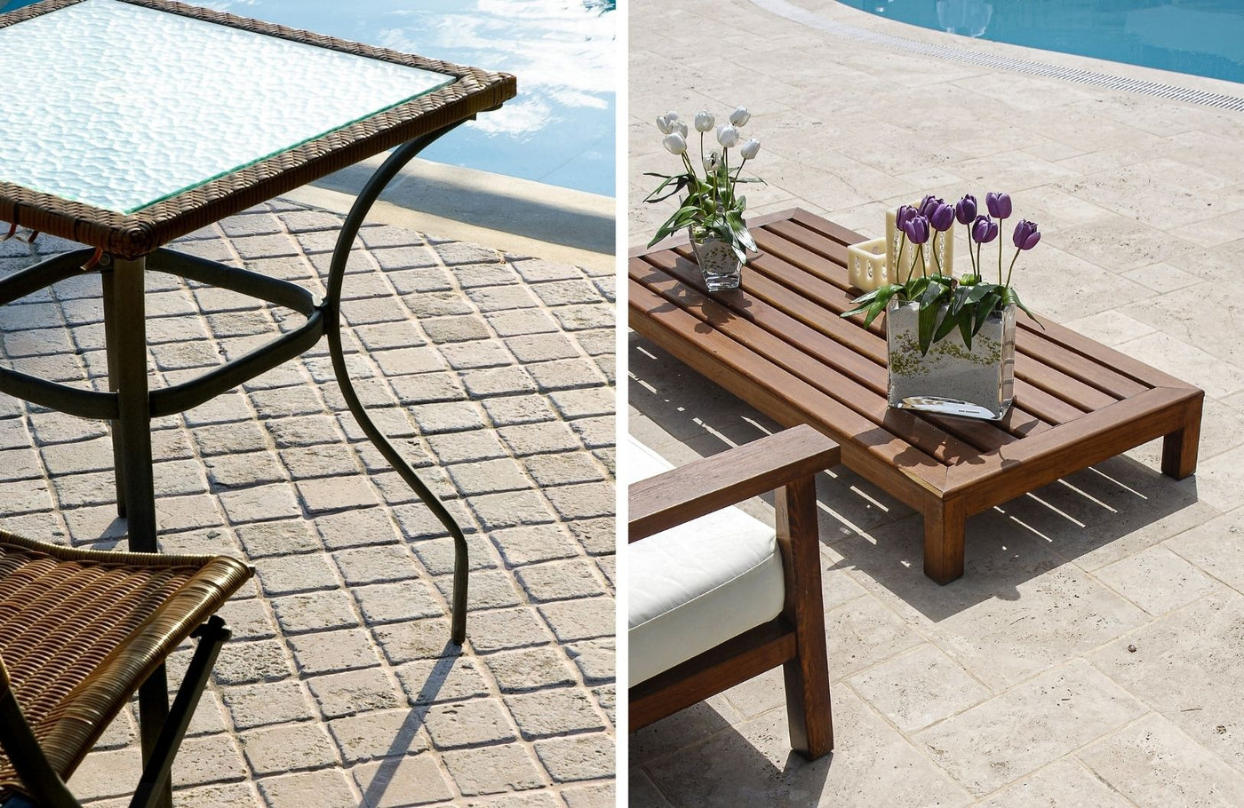 Top 13 Robust and Gorgeous Outdoor Travertine Tile Ideas