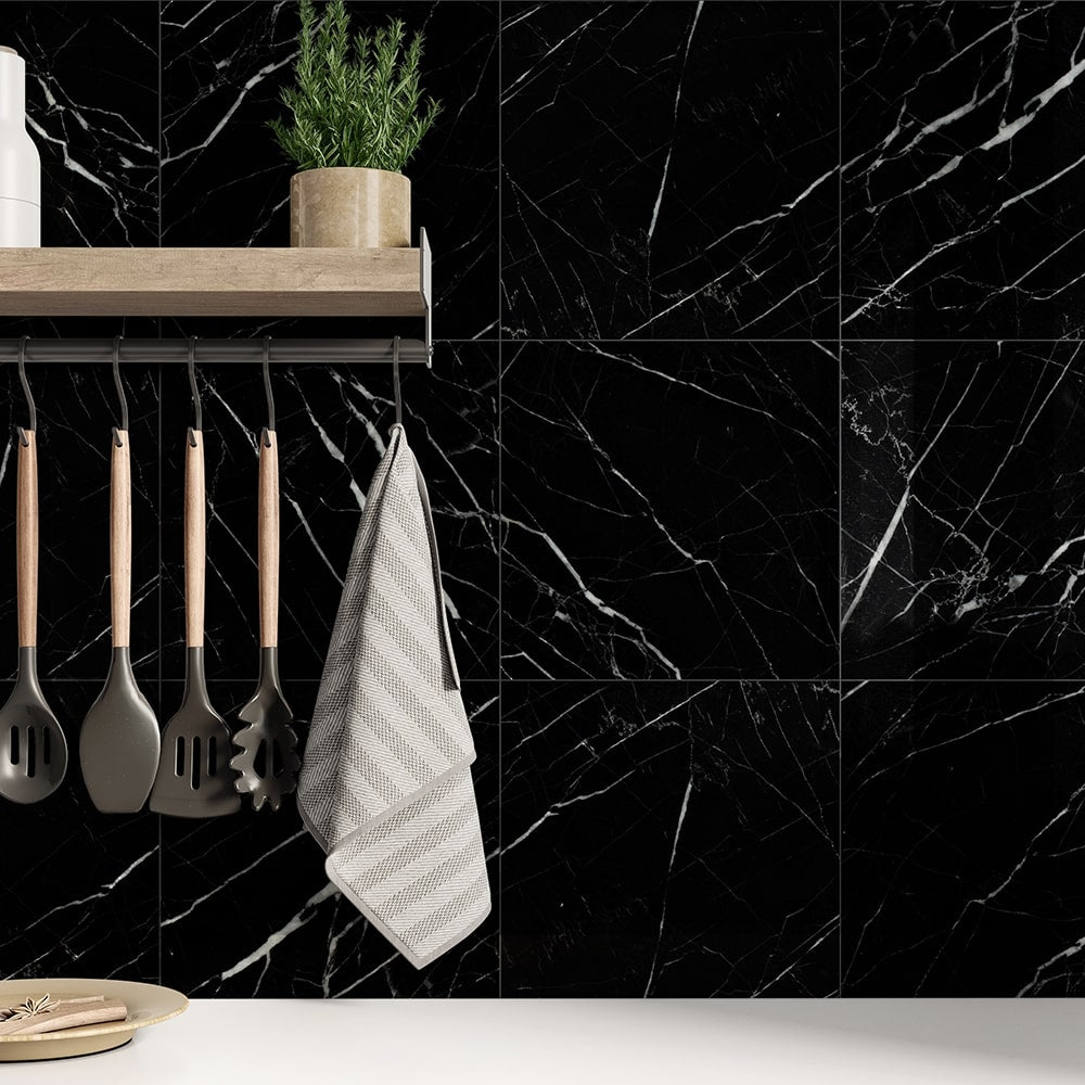 How to Pair a Black Backsplash with Modern Kitchen Style?