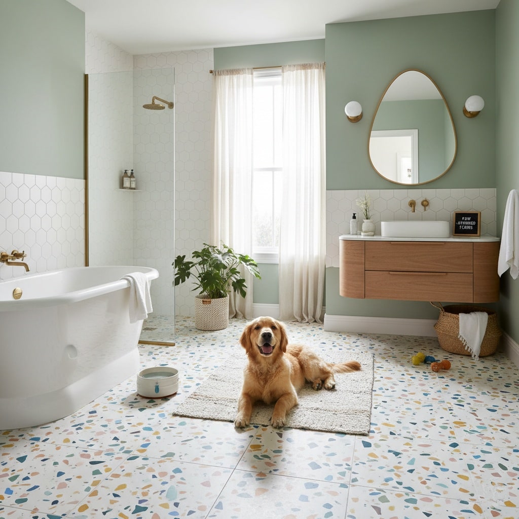 Paw-Proof Design: 5+ Pet Friendly Tile That Won't Scratch