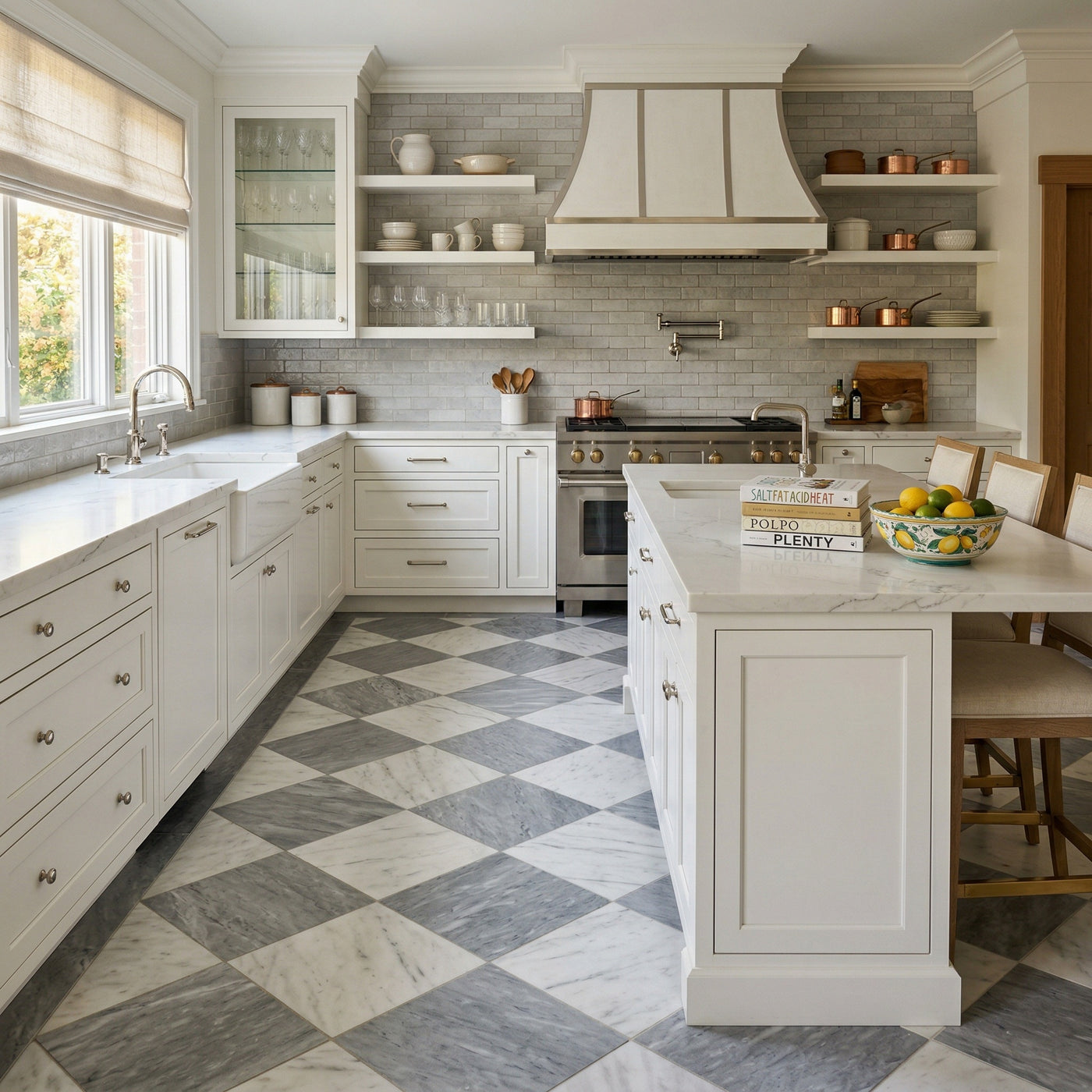 Kitchen Floor Tiles for White Cabinets: Ideas For Modern Kitchens