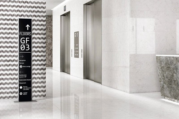 Aqua Blanco Carrara Porcelain