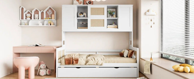 Daybed And All In One Cabinet And Shelf by Unique Piece Furniture