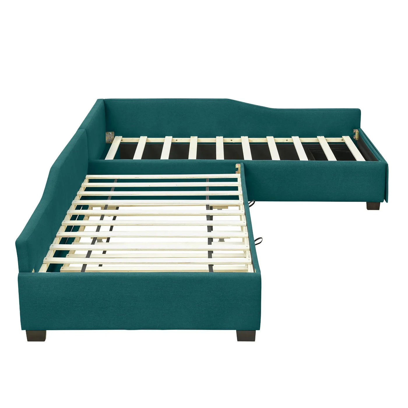 Upholstered Double Daybed With Trundle And Drawer by Unique Piece Furniture