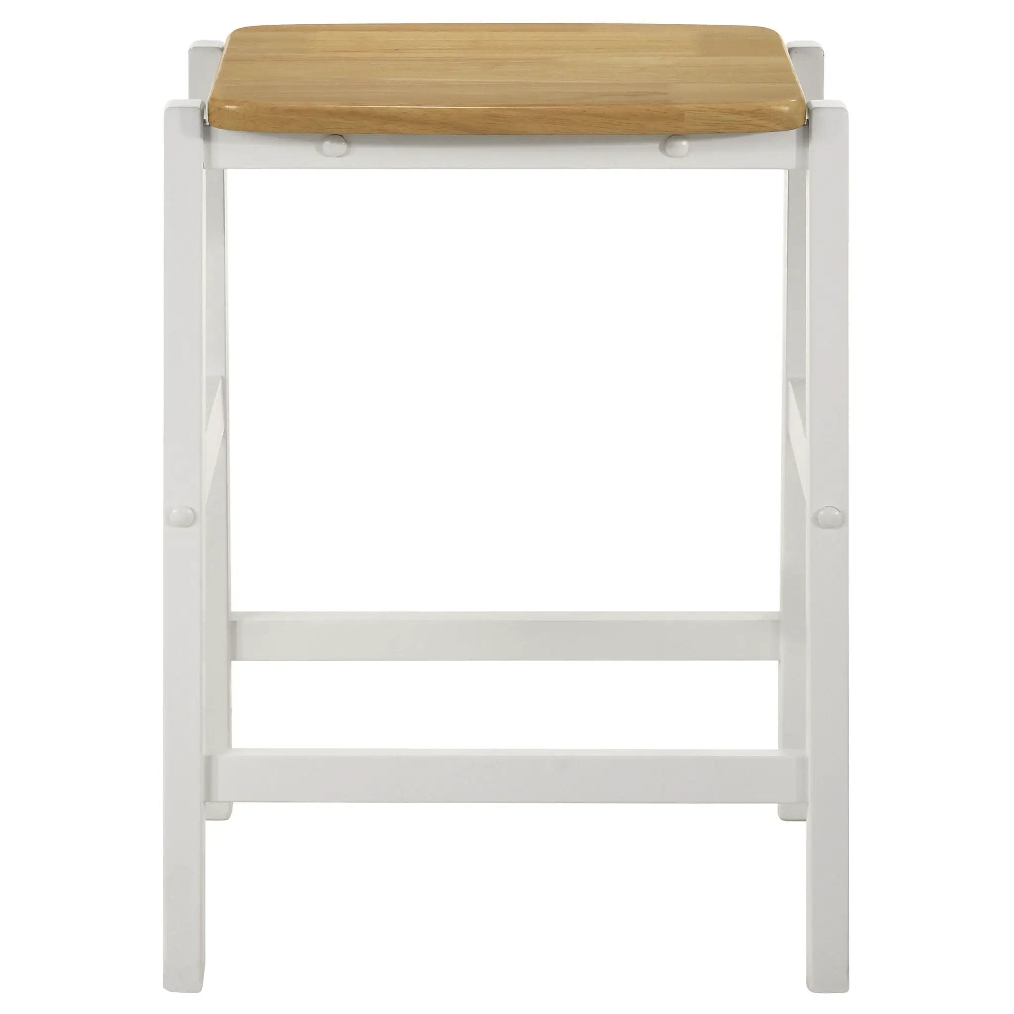 Cowichan - Backless Counter Stool (Set of 2) - White by HouseOfZazla