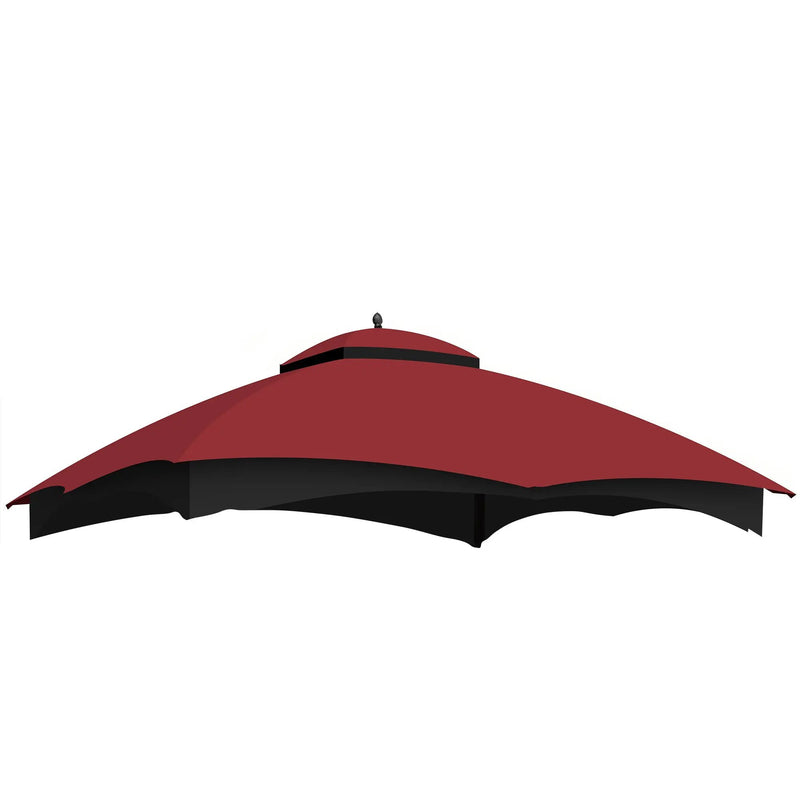 Replacement Canopy Top for Allen Roth Heavy Duty Gazebo 10x12 - Burgundy by HouseOfZazla