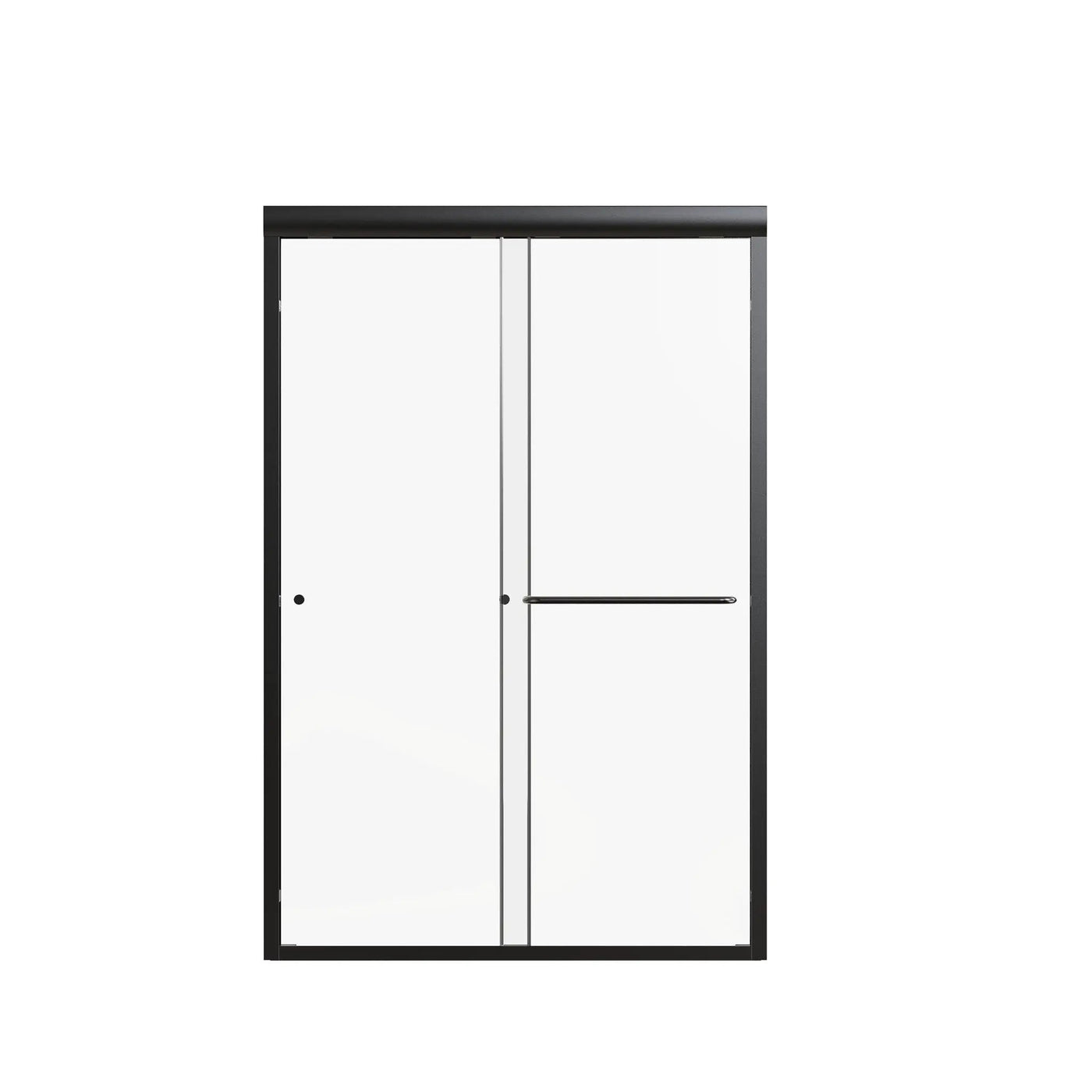 Semi Frameless Double Sliding Shower Door with Tempered Glass by HouseOfZazla