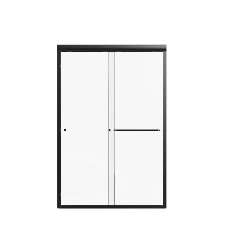 Semi Frameless Double Sliding Shower Door with Tempered Glass by HouseOfZazla