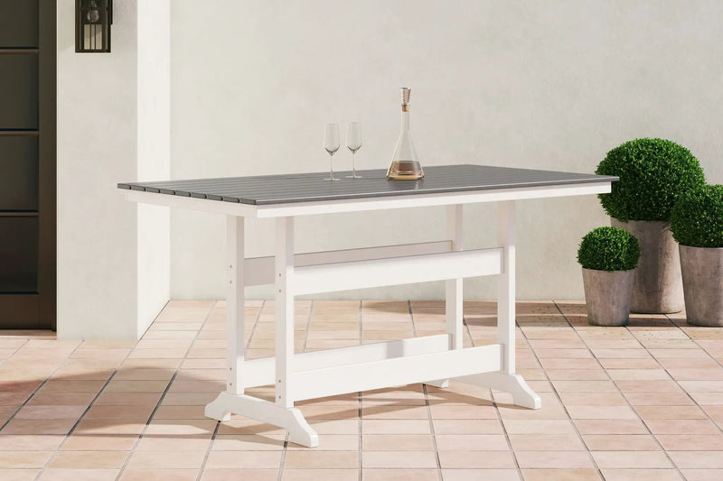 Transville - Counter Table W/Umb Opt by Unique Piece Furniture