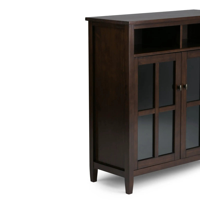 Warm Shaker - Handcrafted Medium Storage Media Cabinet by HouseOfZazla