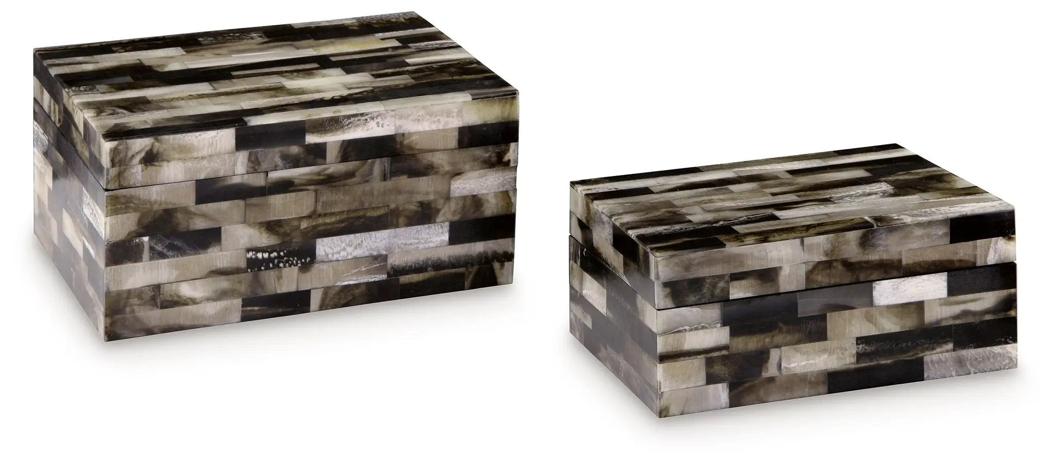 Ellford - Box Set (Set of 2) - Black / Brown / Cream by Unique Piece Furniture