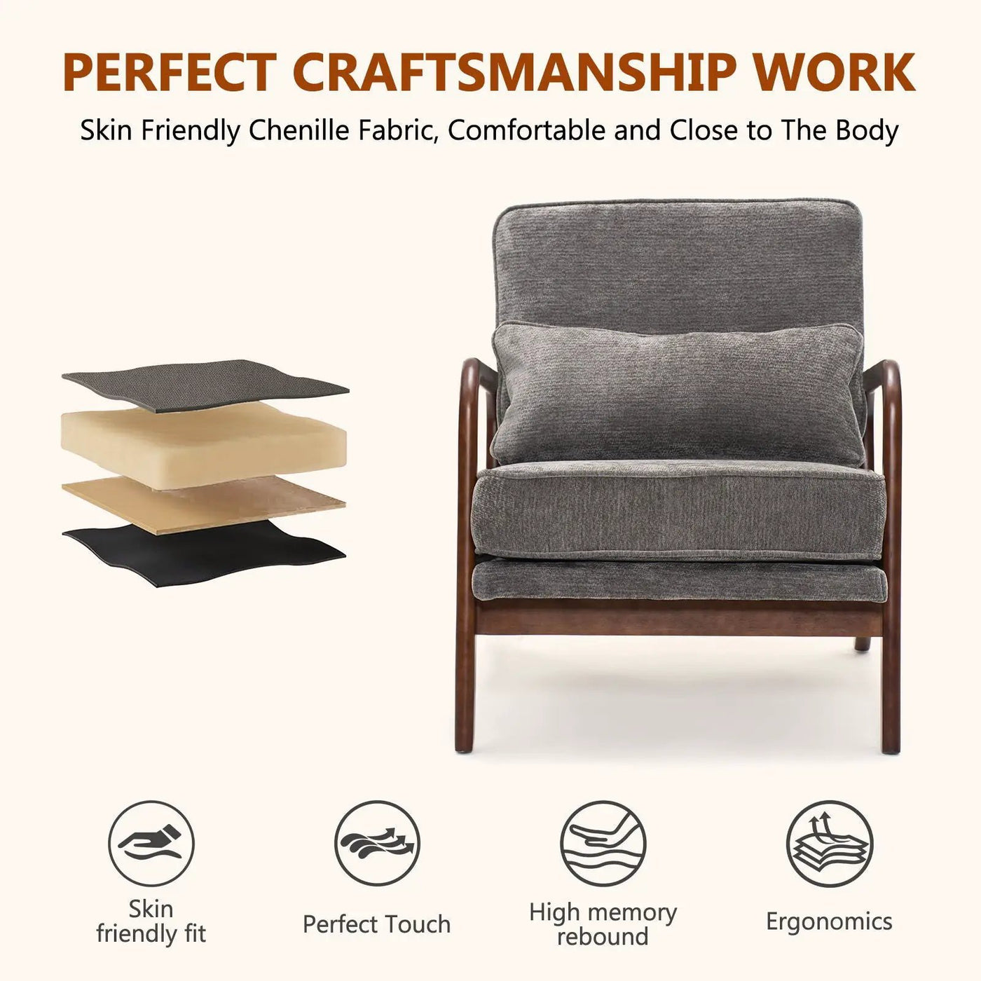 Upholstered Living Room Chair by HouseOfZazla
