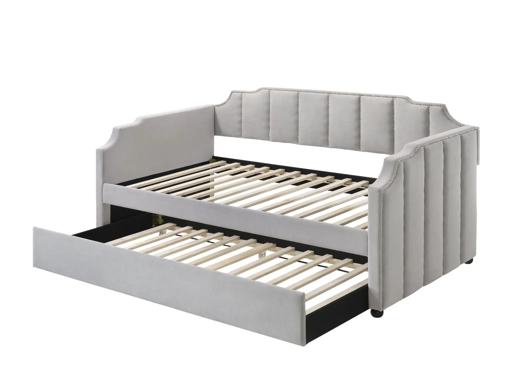 Peridot - Twin Daybed With Trundle - Dove Gray by Unique Piece Furniture