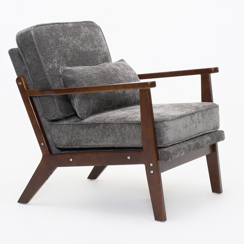 Living Room Chair With Lumbar Pillow by HouseOfZazla