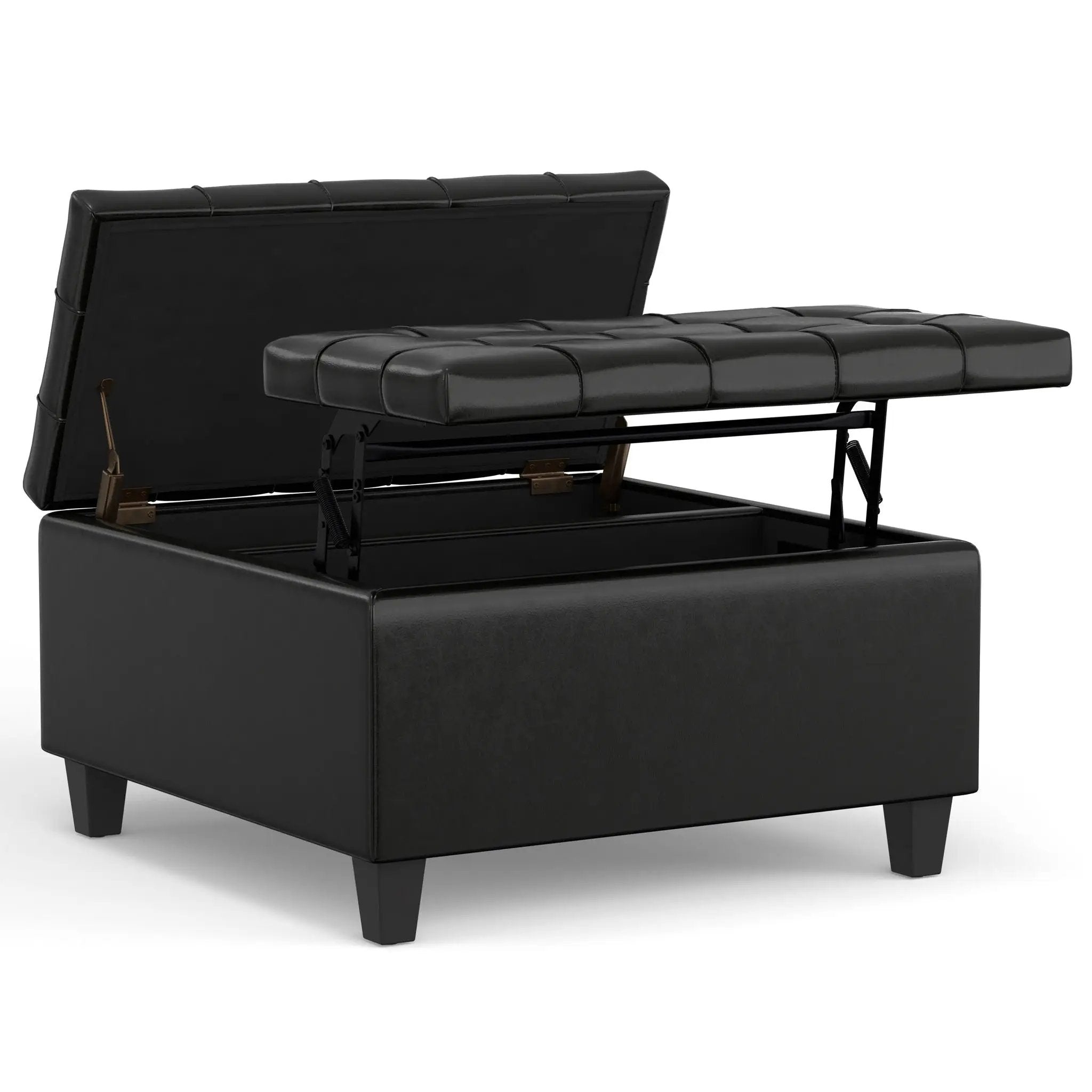 Harrison - Upholstered Coffee Table Storage Ottoman by HouseOfZazla