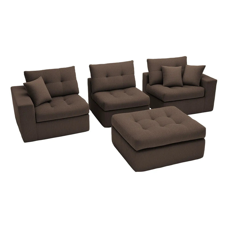 Corner Chaise L-Shaped Sectional Sofa Bed by Unique Piece Furniture