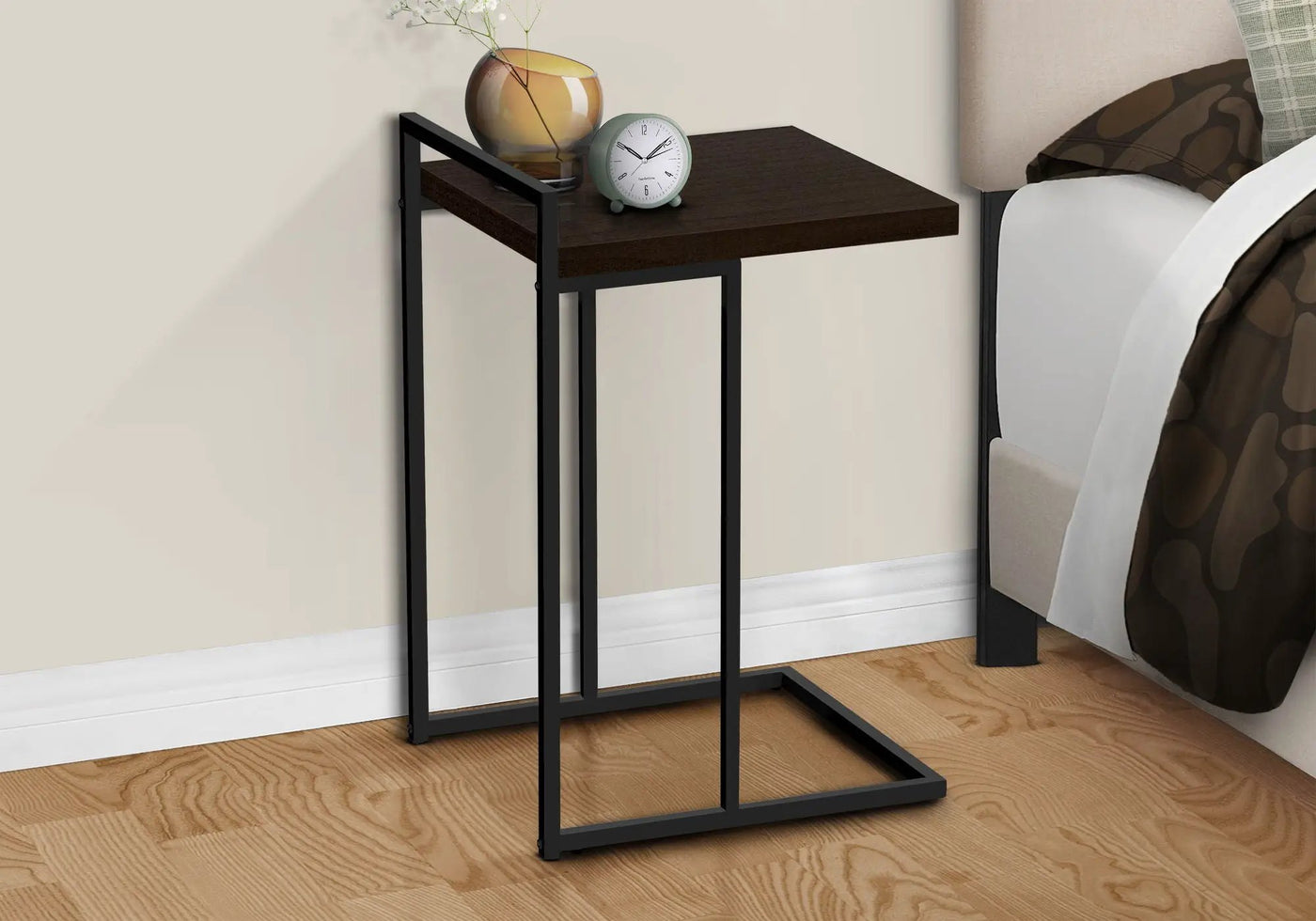Accent Table, C - Shaped, Versatile by Unique Piece Furniture