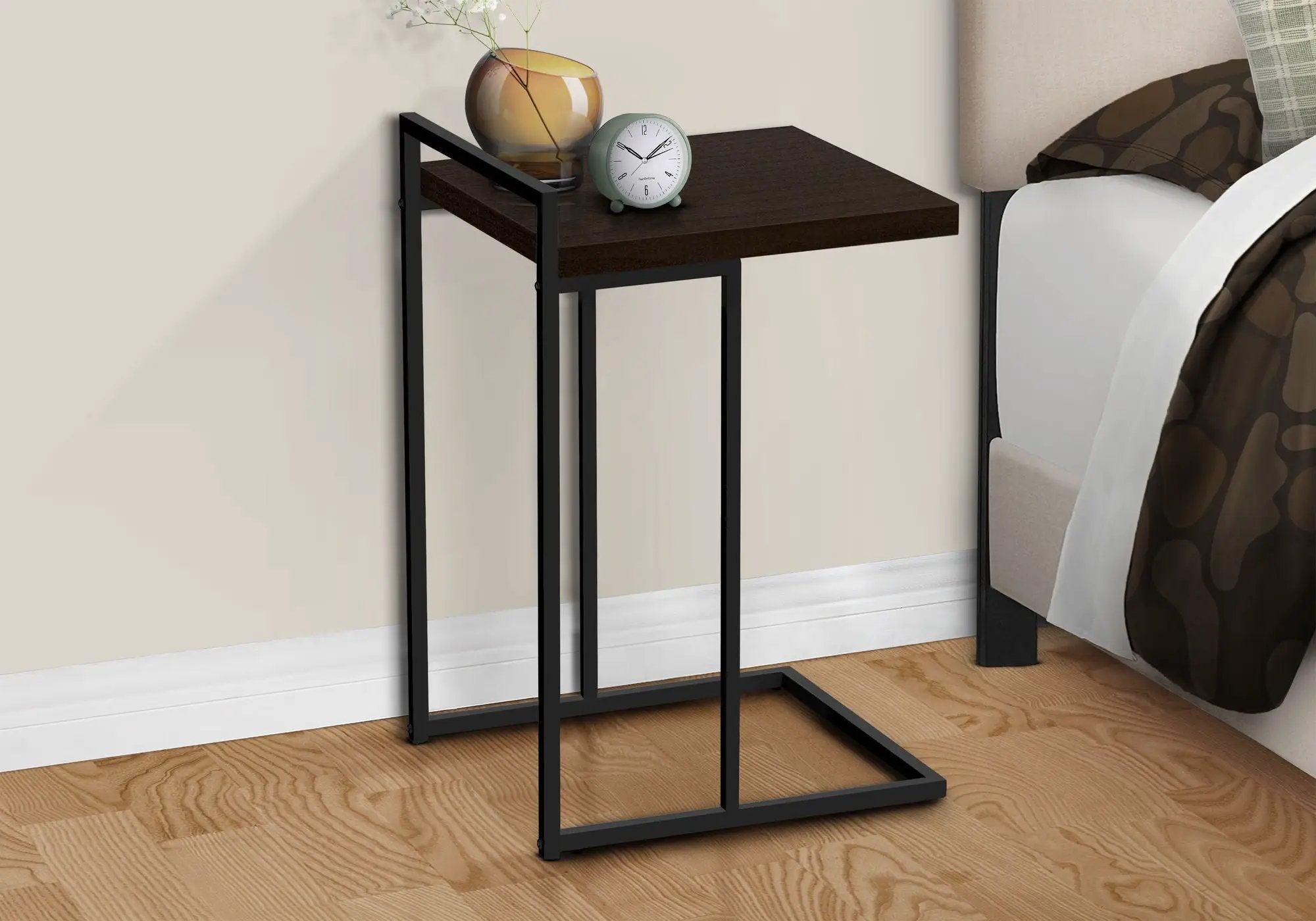 Accent Table, C - Shaped, Versatile by Unique Piece Furniture