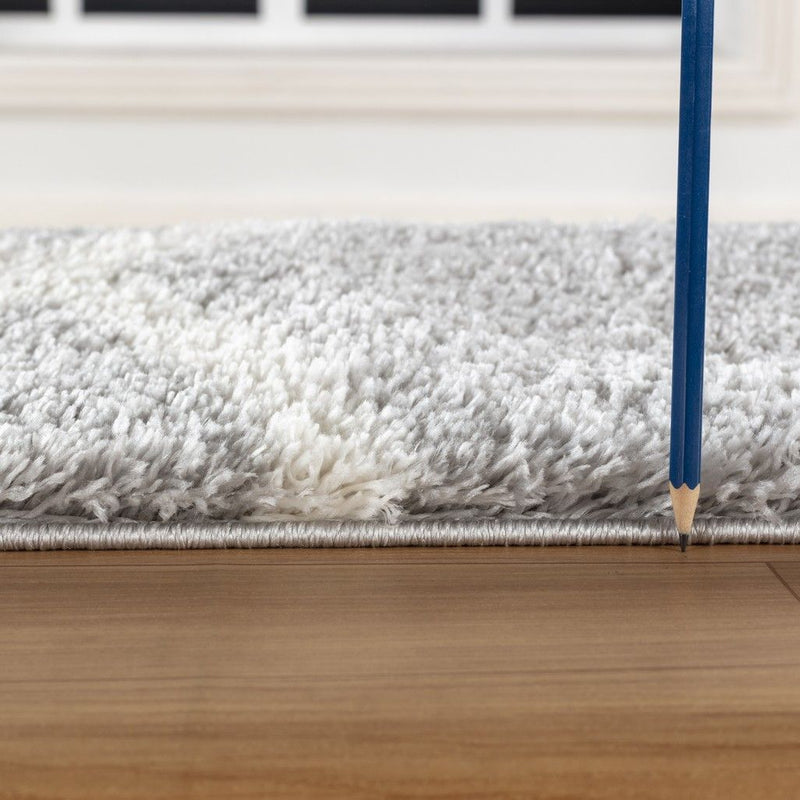 Loft Shag - 7'10" X 9'10" Shaggy Area Rug - Gray by HouseOfZazla