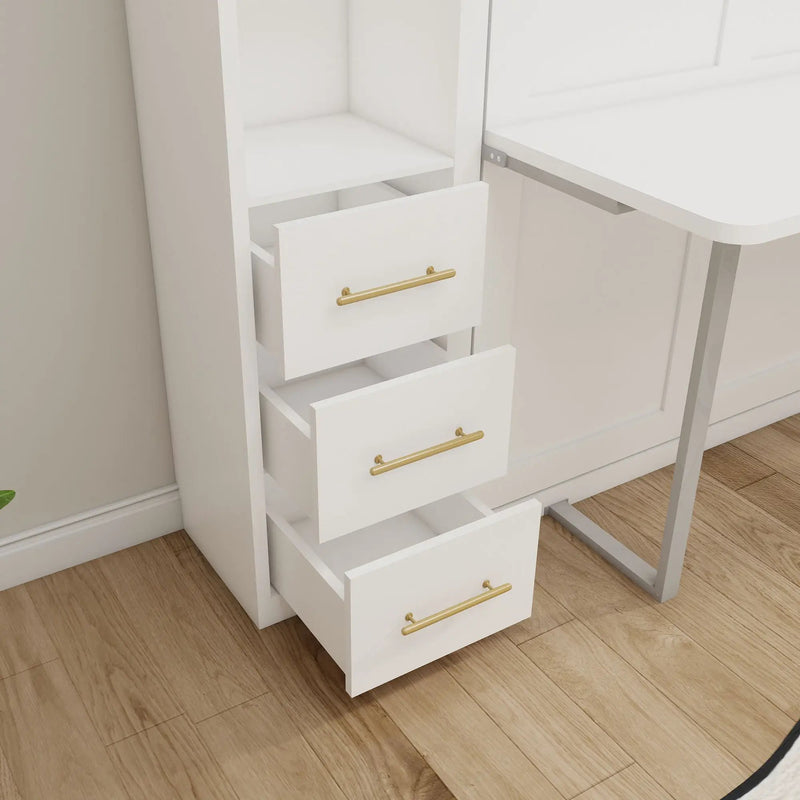 Folding Vertical Murphy Wall Bed by HouseOfZazla