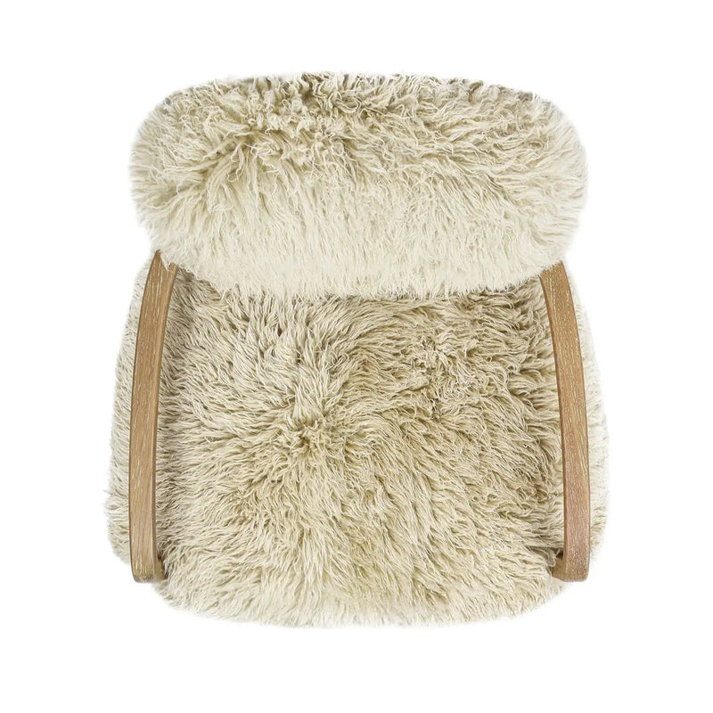 Enchante - New Zealand Sheepskin Accent Arm Chair - Taupe / Natural by Unique Piece Furniture