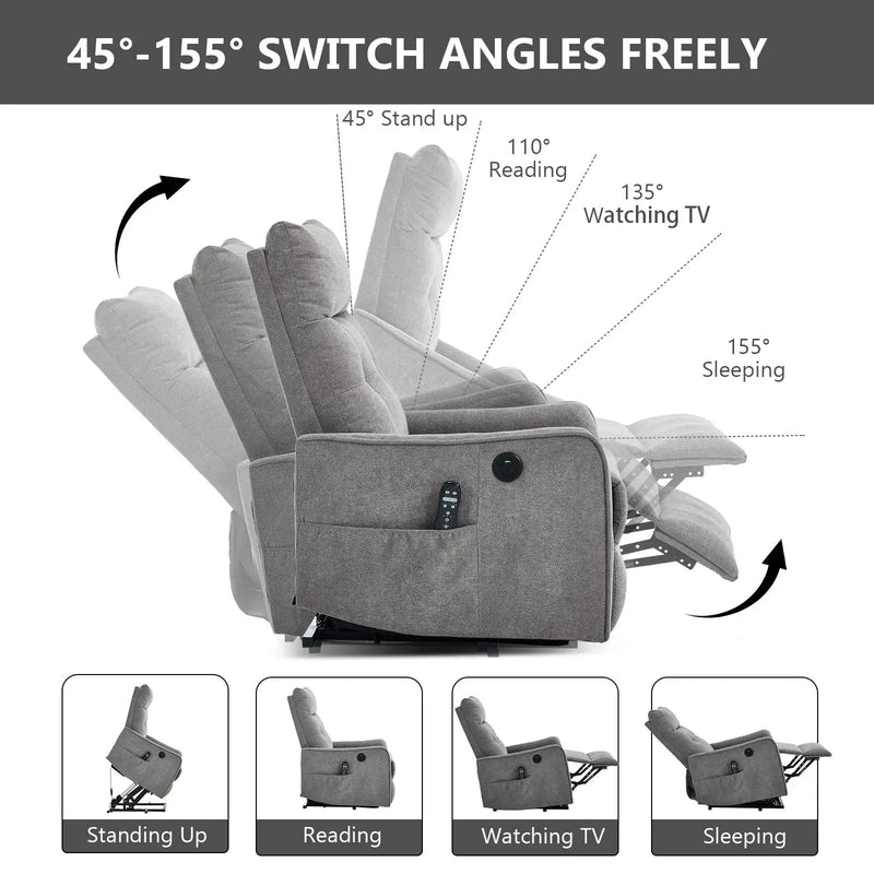 Comfortmax Single Motor Lift Recliner Chair by HouseOfZazla