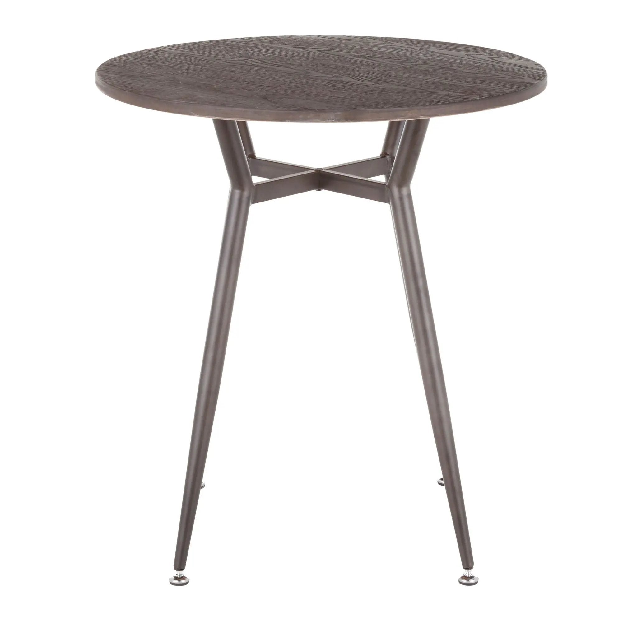 Clara - Industrial Round Dinette Table by Unique Piece Furniture