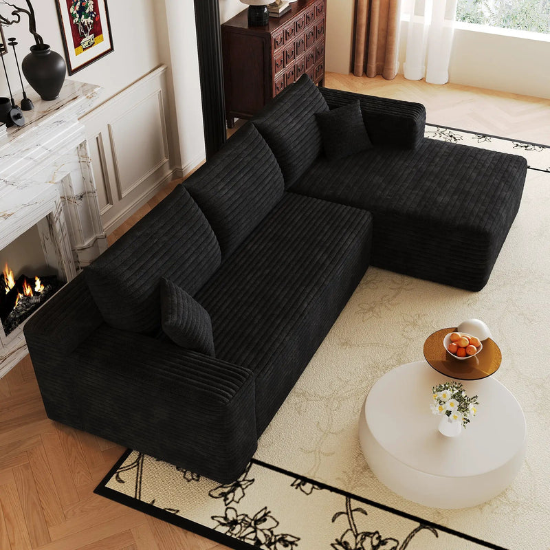 Modern Minimalist Cloud Sectional Sofa by HouseOfZazla