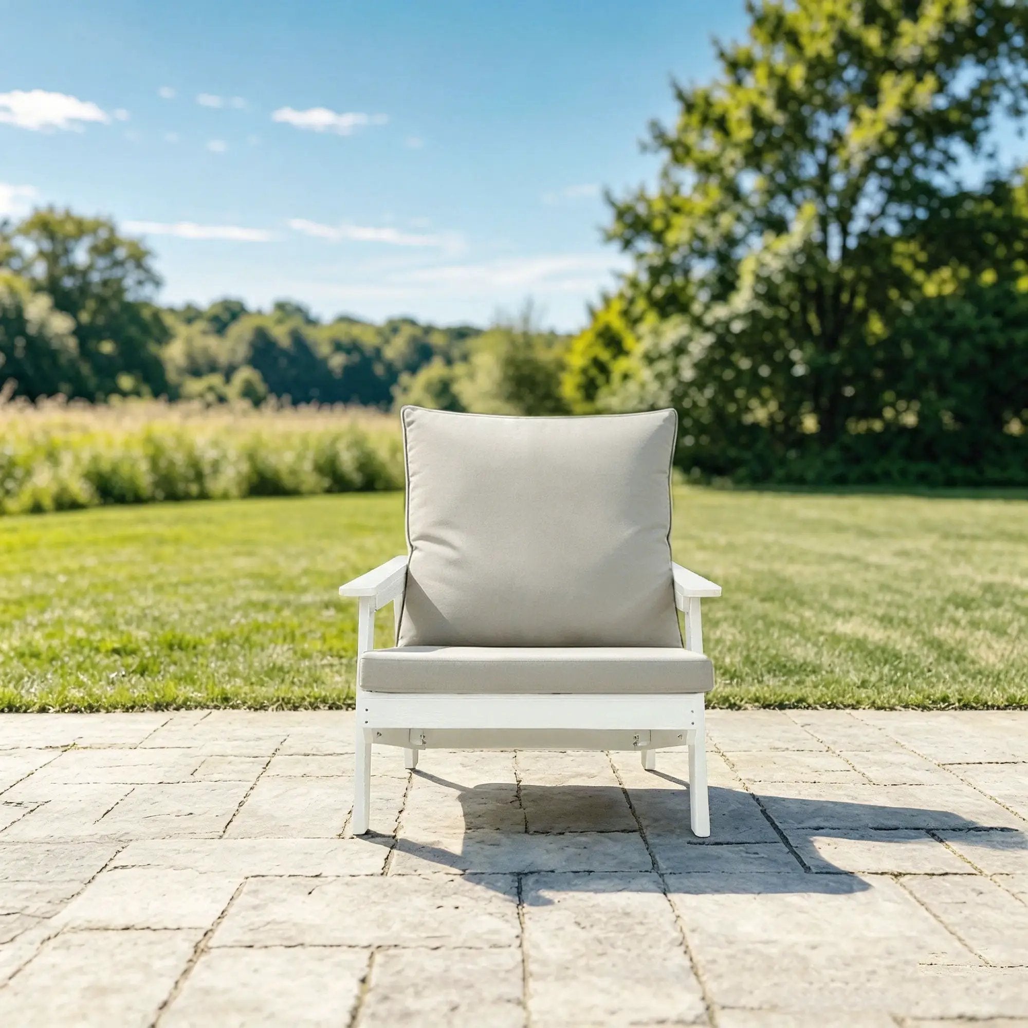 HIPS All-Weather Outdoor Single Sofa With Cushion by HouseOfZazla