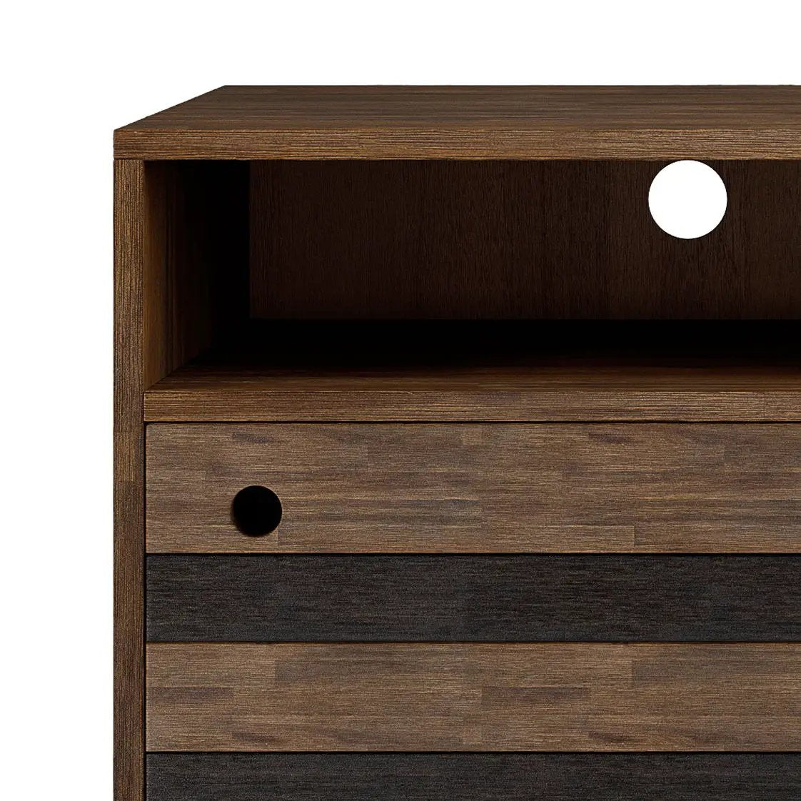 Clarkson - TV Stand - Rustic Natural Aged Brown by Unique Piece Furniture