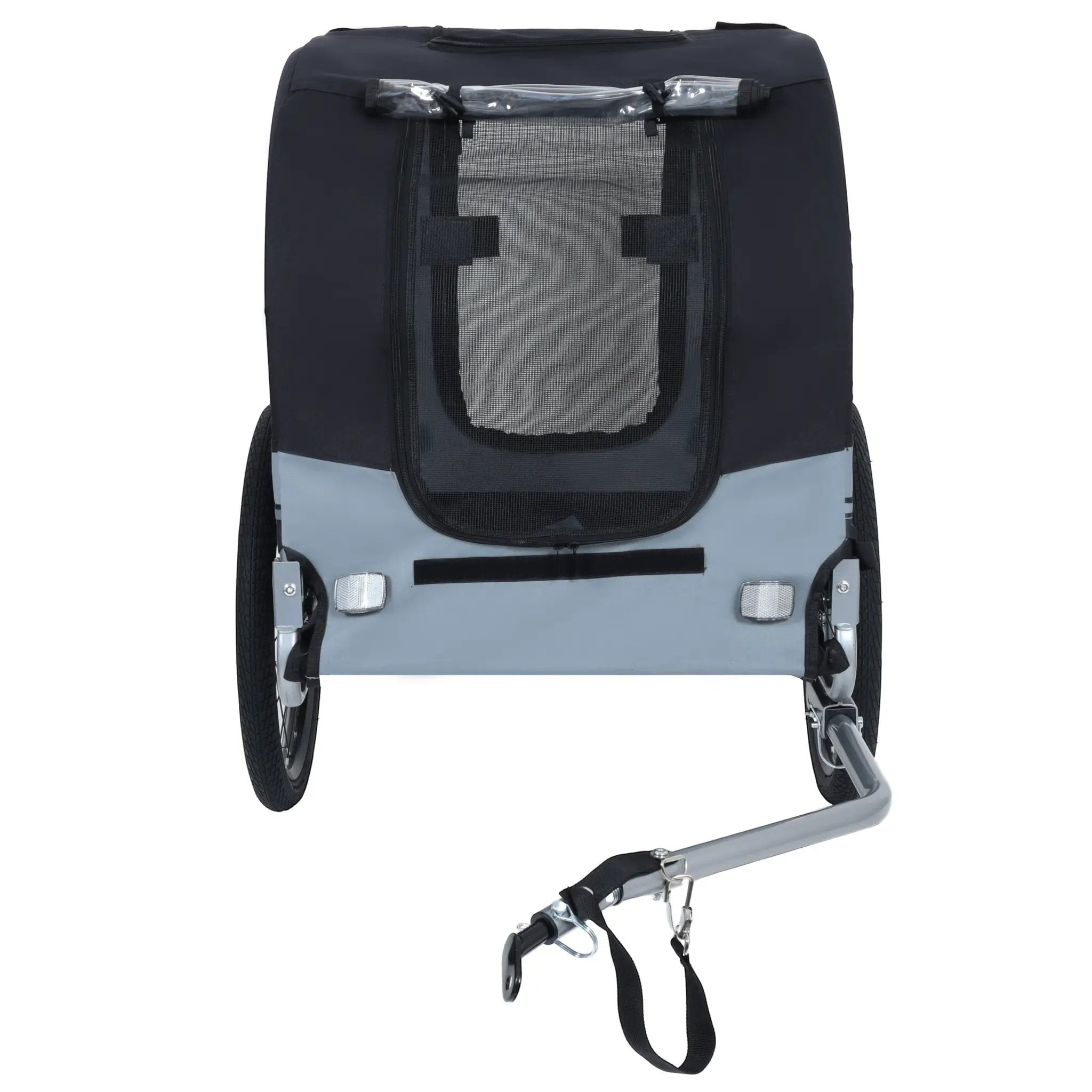 Large Folding Bike Trailer for Dogs – 66LB Capacity All-Terrain Pet Carrier by HouseOfZazla