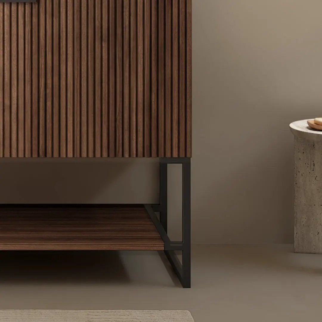 YOLAN 30" Freestanding Plywood Cabinet without Basin, Retro by HouseOfZazla