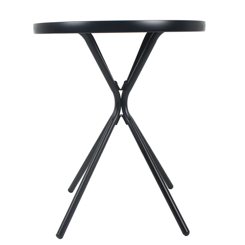 Tempered Glass Side Table 24" Round by HouseOfZazla