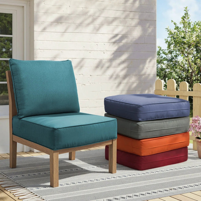6" Thick Outdoor Chair Cushion Set - 3 Pieces by HouseOfZazla