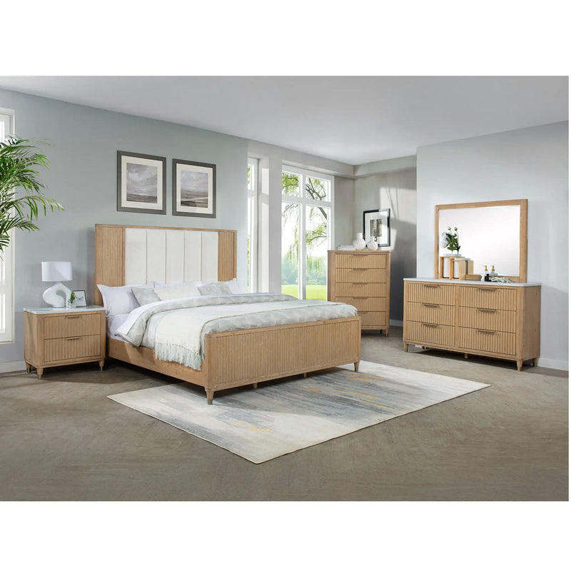High Headboard Bed by Unique Piece Furniture