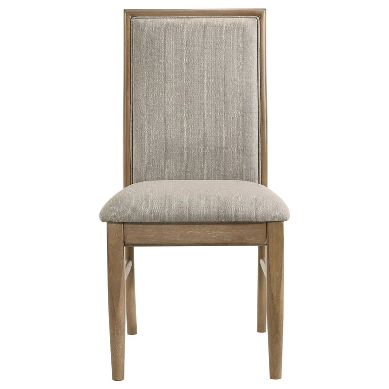 Dreydon - Upholstered Dining Side Chair (Set of 2) - Light Brown by HouseOfZazla