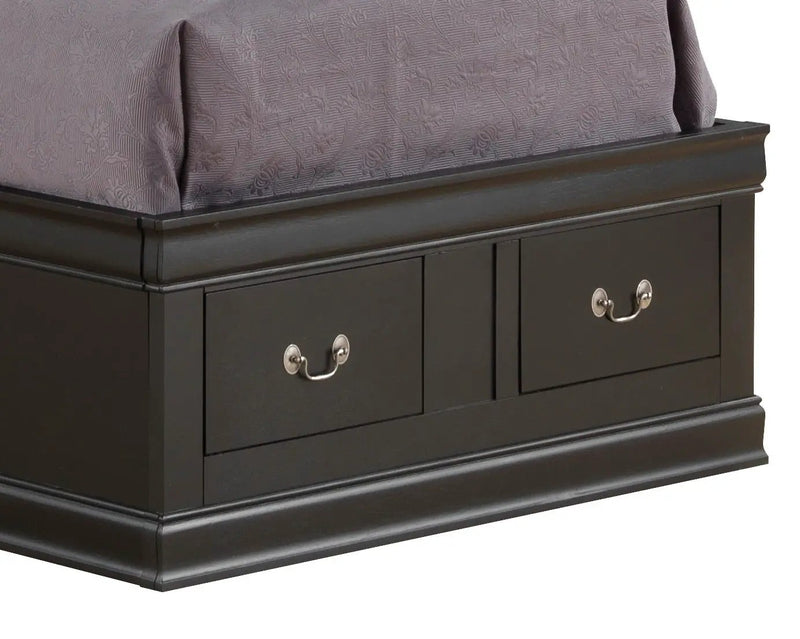 Traditional Style Bookcase Storage Bed by Unique Piece Furniture