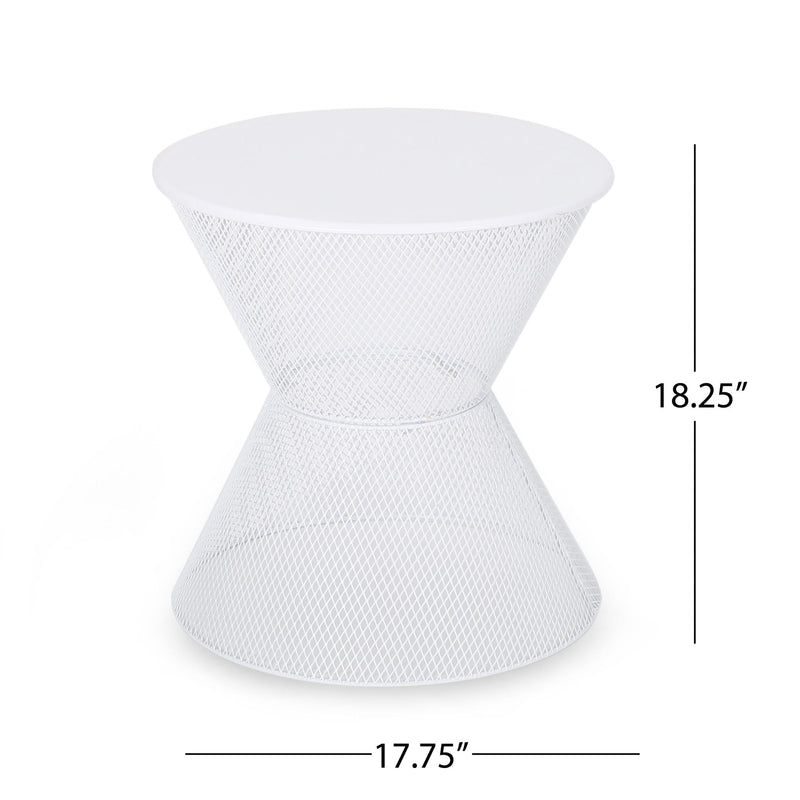 Nevada Contemporary Side Table With Design by HouseOfZazla