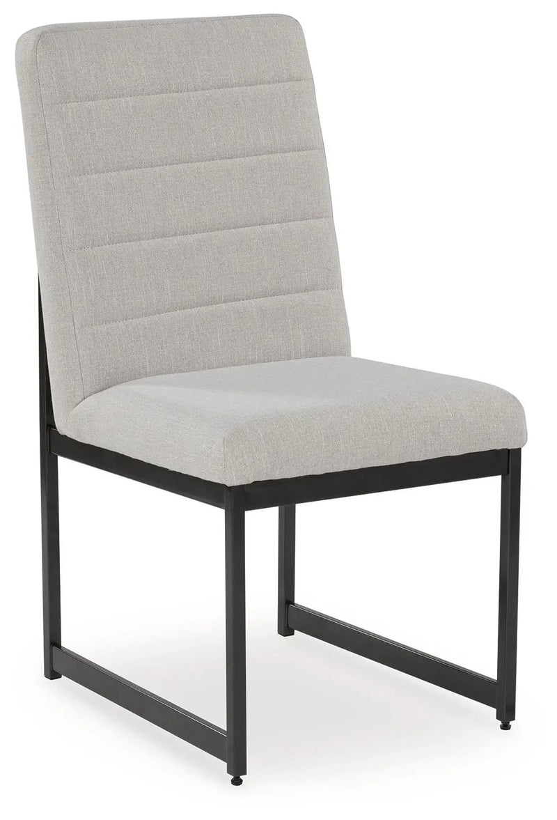 Tomtyn - Dining Upholstered Side Chair (Set of 2) - Light Brown by Unique Piece Furniture