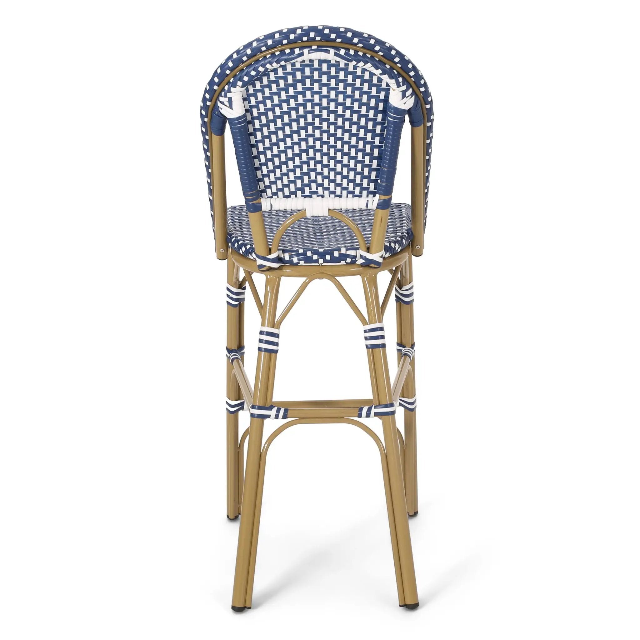 Outdoor PE Rattan French Barstool Set by HouseOfZazla