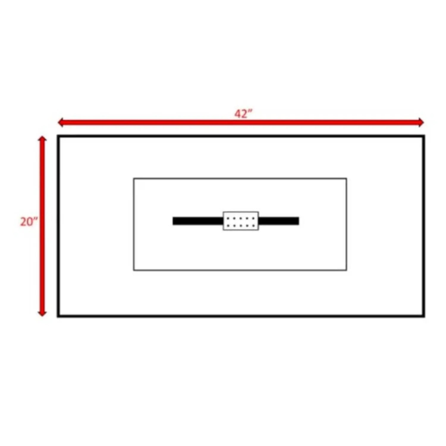 Lightweight Design Propane / Natural Gas Fire Pit Table by Unique Piece Furniture