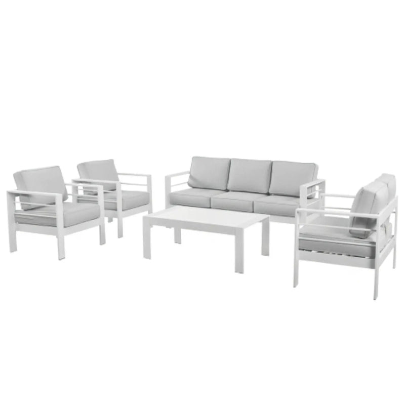 Outdoor Patio Set With All-Weather Thick Cushions by HouseOfZazla