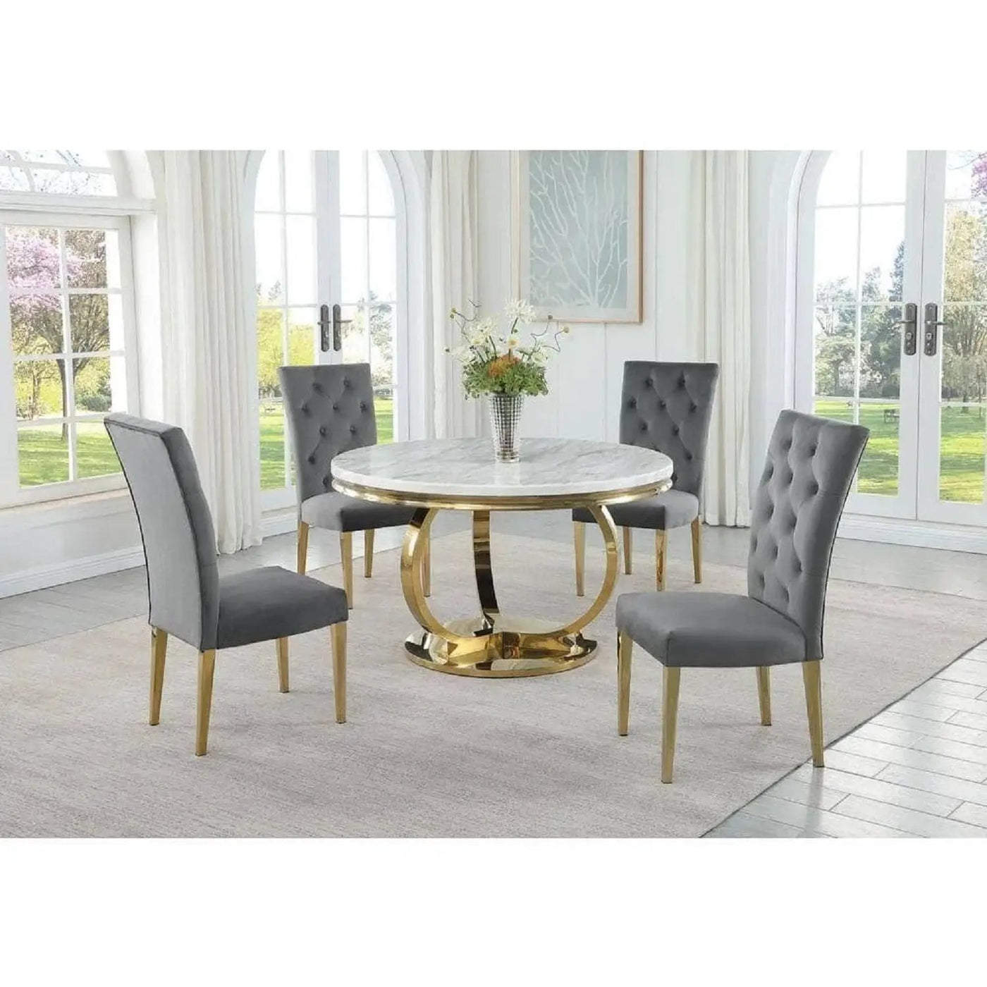 Modern Design Upholstered Dining Chair (Set of 2) by HouseOfZazla