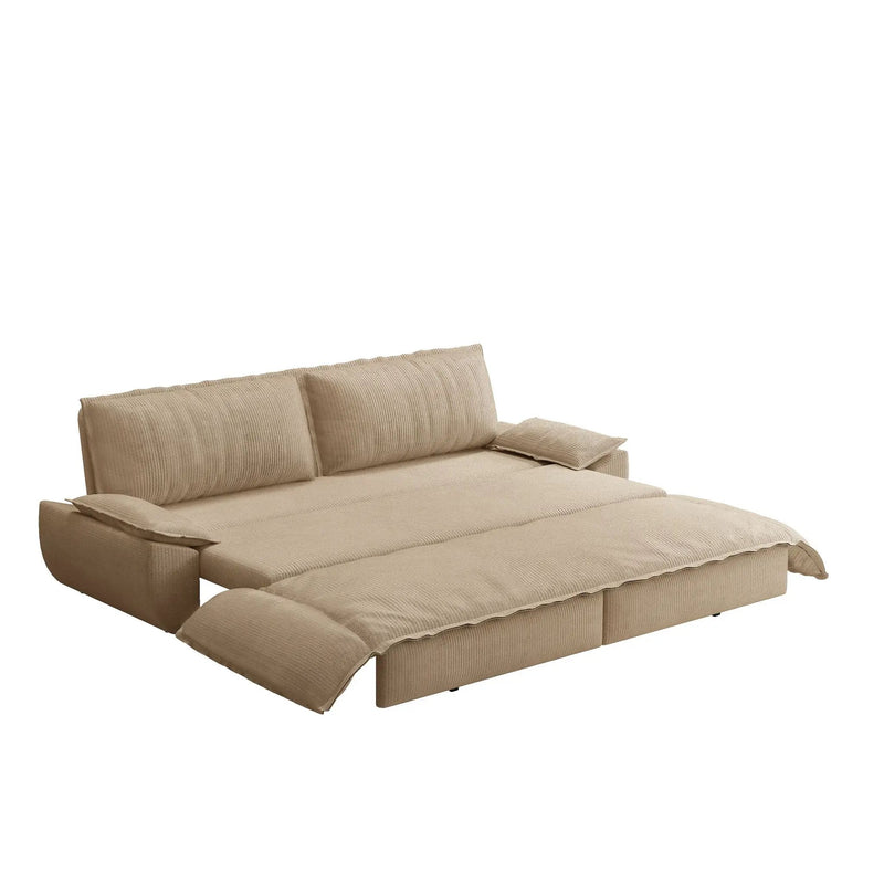 Queen Pull Out Sofa Bed, 3 In 1 Convertible Sleeper Sofa by HouseOfZazla