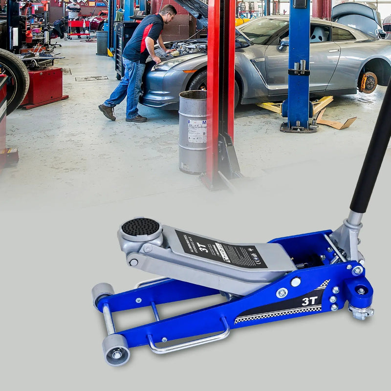 Hydraulic Trolley Floor Jack With Extra Saddle by HouseOfZazla