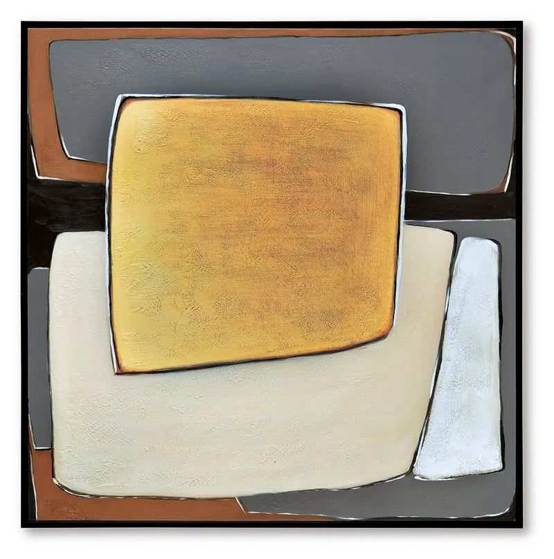 Actman - Wall Art - Cream / Brown / Gray by Unique Piece Furniture