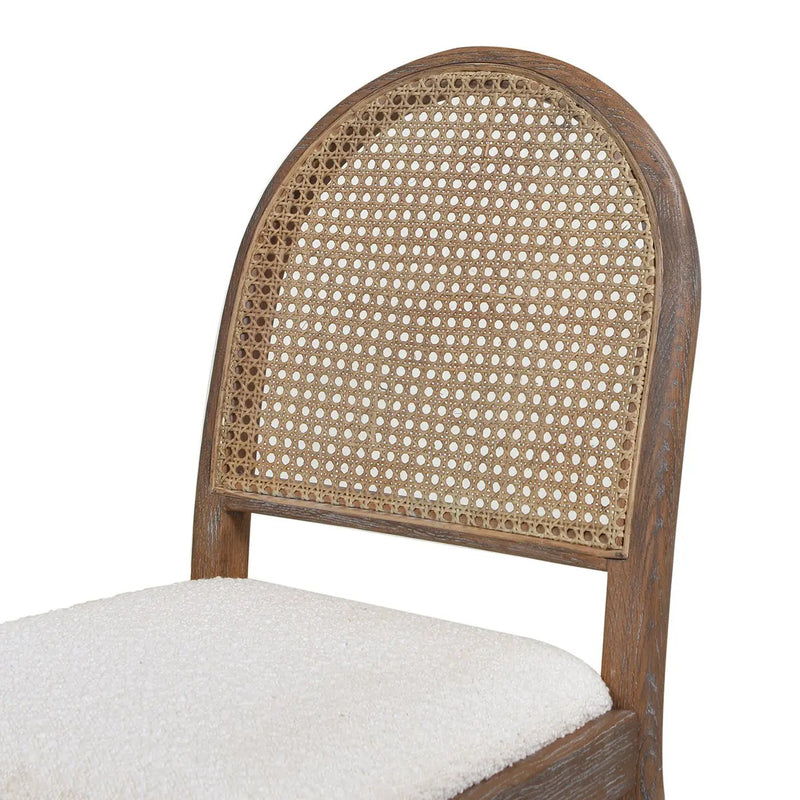 Panama - Curved Cane Side Dining Chair (Set of 2) by HouseOfZazla
