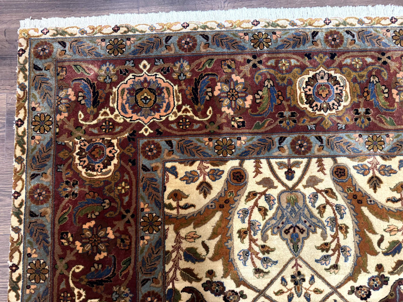 Persian Bidjar Rug 9x12 - Mustafi Allover Pattern - Traditional Carpet by Jewel Rugs