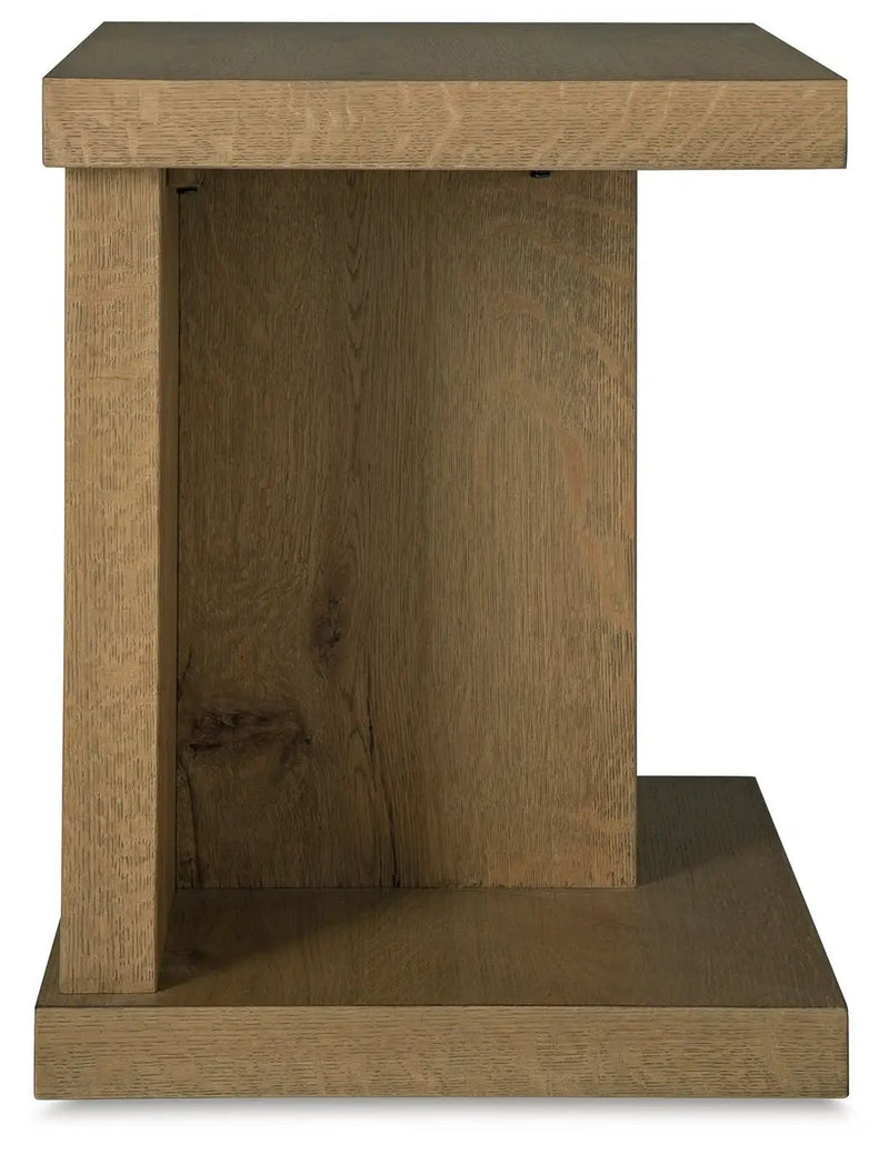 Brinstead - Chair Side End Table - Light Brown by Unique Piece Furniture