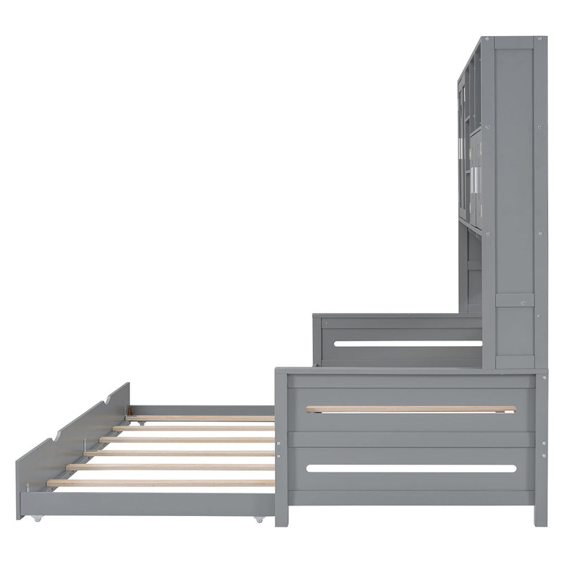 Daybed With All-In-One Cabinet And Shelf by HouseOfZazla